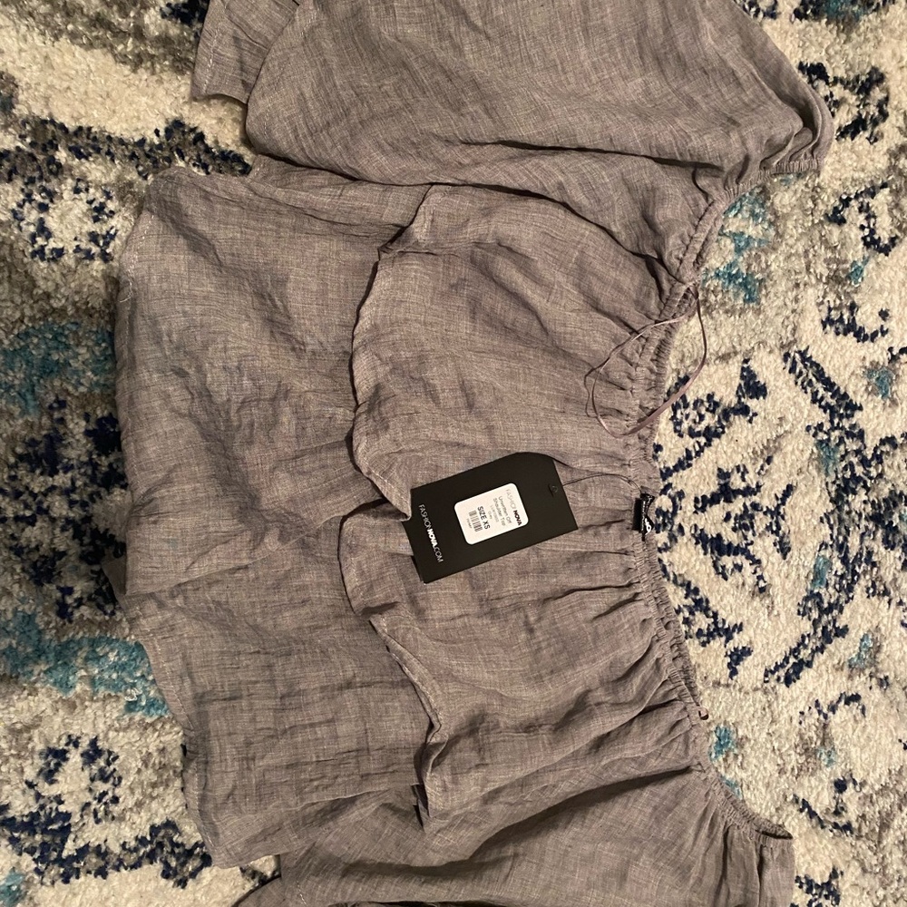 Ruffled crop top - Picture 3 of 4